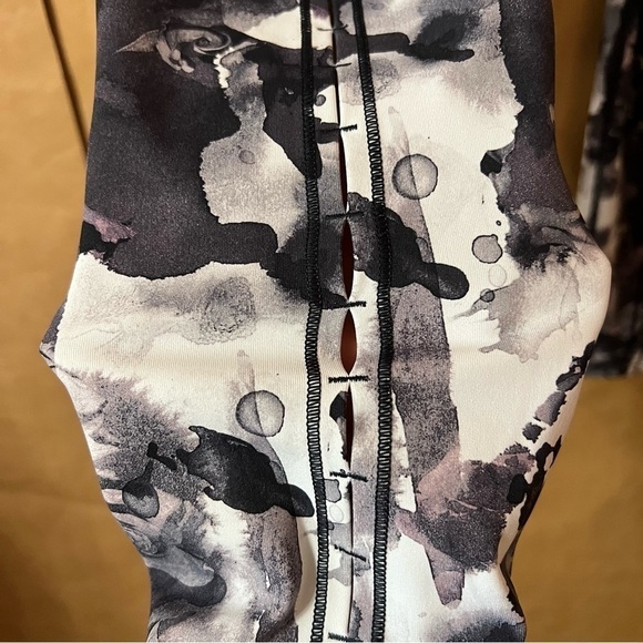 Lululemon | High Times Pant (Peek) Leggings Obscurred Black Dusty Mauve Size 8 - Picture 12 of 15